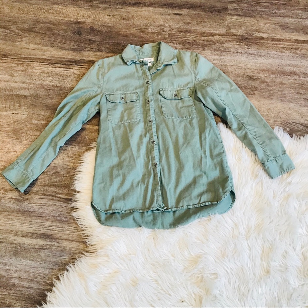 Madewell tomboy work shirt size small